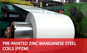 Pre-Painted Zinc Manganese Steel Coils (PPZM)
